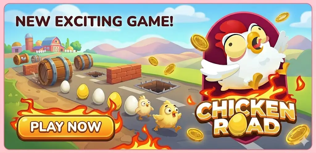 Chicken Road játék felülete